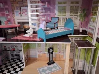 Casa de muñecas grande.