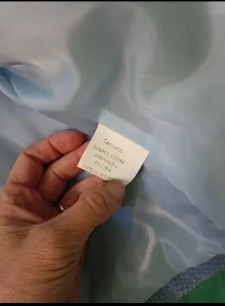 Giacchina azzurra foderata