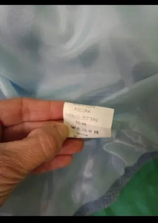 Giacchina azzurra foderata