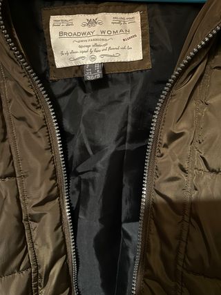 Plumífero térmico marrón Talla S