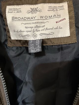 Plumífero térmico marrón Talla S