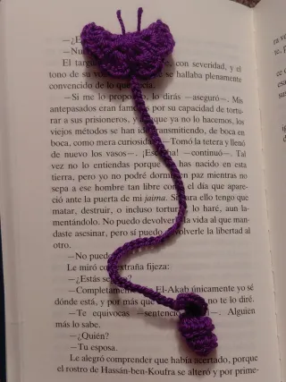Marcadores de libro crochet varios diseños