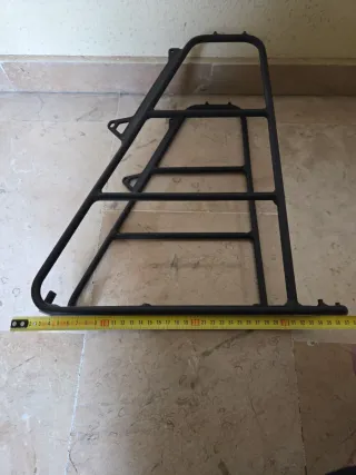 Portabultos delantero bicicleta negro