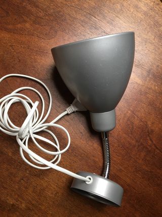 Aplique/foco de pared orientable gris