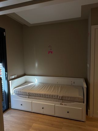 Cama extendible 1-2 plazas con 3 cajones