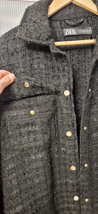 Sobrecamisa Zara Negra