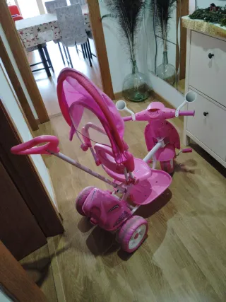 Triciclo para niña rosa