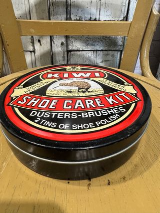 Kit Vintage Lata Kiwi Cuidado Calzado