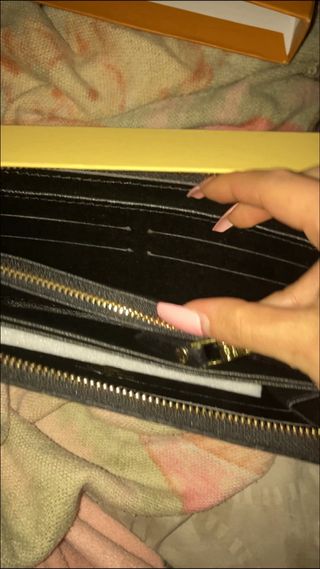 Monedero Louis Vuitton Negro Mujer