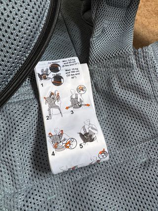 Mochila Portabebés BabyBjörn azul claro