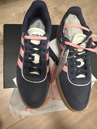 Adidas Mujer Braknet Azul Rosa