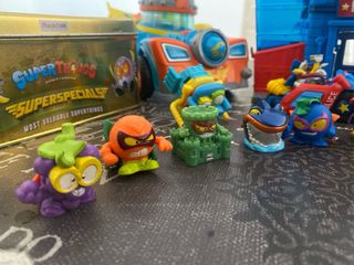 Superzings Set Completo: Policía y Coche