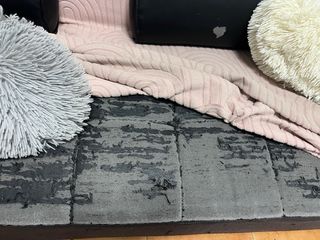 Sofá Cama Rosa con Funda Estampada