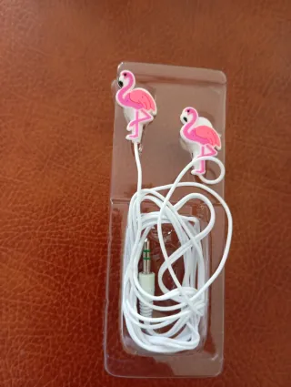 Auriculares Flamingo Rosa