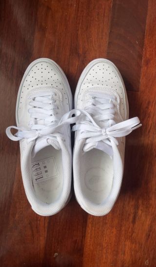 Nike Court Vision Alta Blancas