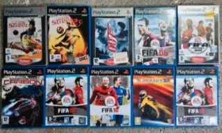 Lote Juegos PS2: FIFA 06, 08, 10, 09, Need for Spe