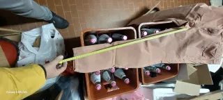 Pantaloni donna rosa