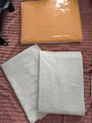 Juego sábanas sin estrenar + regalo