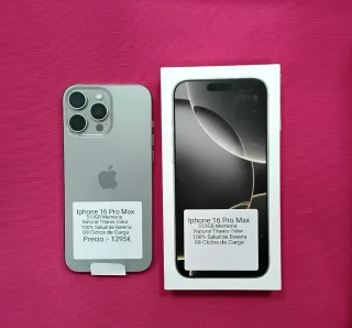 iPhone 16 Pro Max 512GB Titanio Natural