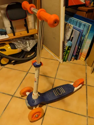 Patinete infantil 3 ruedas luces