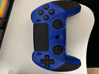 Mando PS4 Azul con botones adicionales