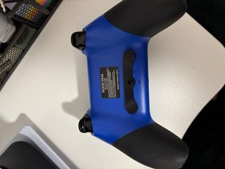 Mando PS4 Azul con botones adicionales