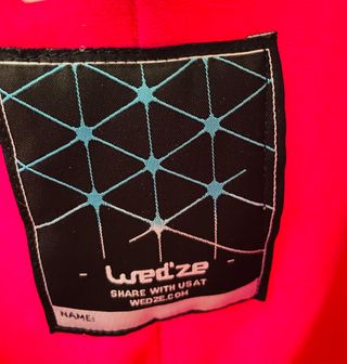 Pantalón esquí Wedze rosa 14 años