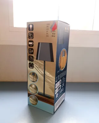 Lámpara LED gris 3 intensidades. (Recoger en mano)