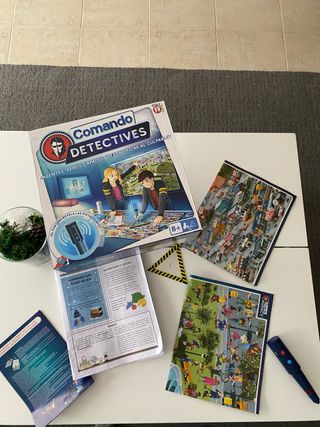 Comando Detectives Juego Mesa Interactivo +8