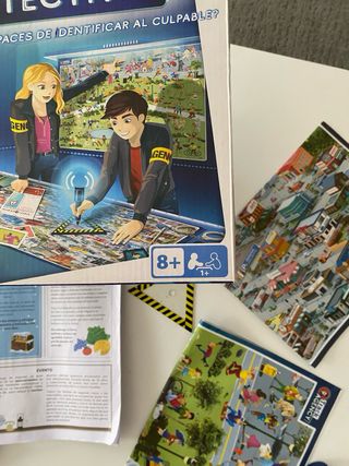 Comando Detectives Juego Mesa Interactivo +8