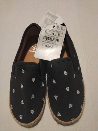 Alpargatas niño talla 31