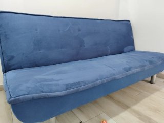 Sofá Cama Azul