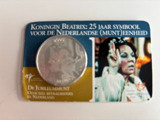 Moneda Plata 10€ Beatrix 2005 Países Bajos