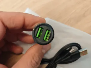 Caricabatterie Auto Sasathree Dual Port 6A