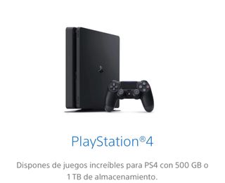 PS4 Slim 500GB Negra mas gta 5 con un mando