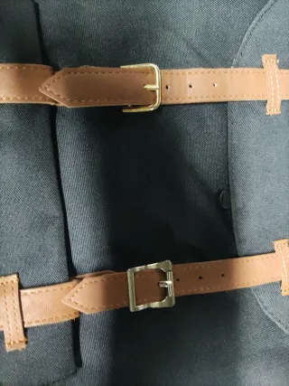 Mochila Herschel Negra con detalles Rosas