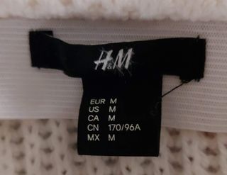 Falda Tubo Midi Punto de Canalé Blanco Hueso