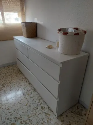 Cajonera doble Ikea 140x40x72
