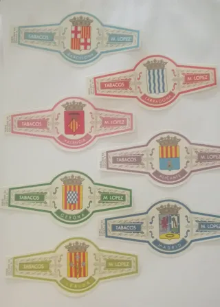 Vitolas Escudos Provincias Españolas M. Lopez