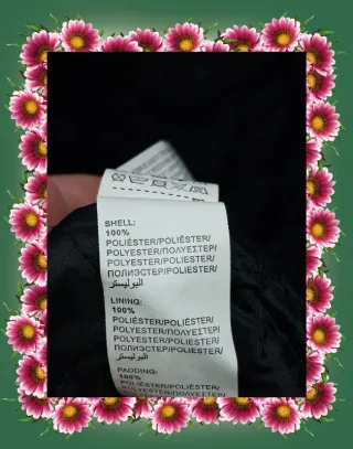 Parka acolchada negra