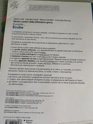 Ecuba di Euripide.Storia e autori della letteratur