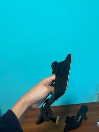 Zapatos NANBEI ZUO tacón bajo negro talla 37