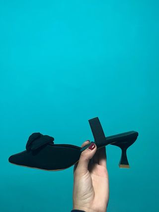 Zapatos NANBEI ZUO tacón bajo negro talla 37