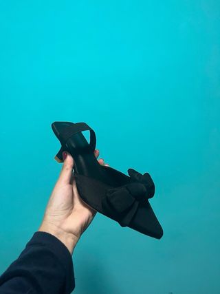 Zapatos NANBEI ZUO tacón bajo negro talla 37