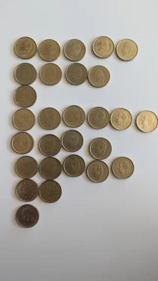 28 Monedas 100 Pesetas 1992-2001