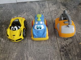 Lote 3 coches de juguete