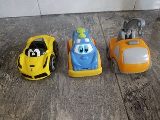 Lote 3 coches de juguete