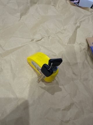 Candado Disco Alarma Moto