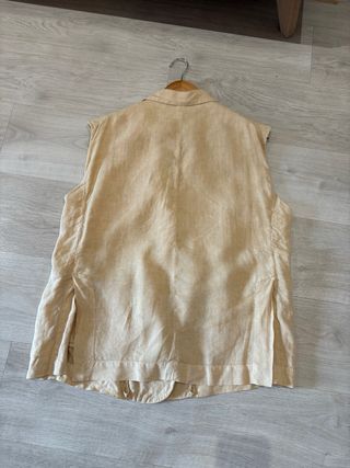 ZARA STUDIO chaleco mujer lino XS/S sin estrenar