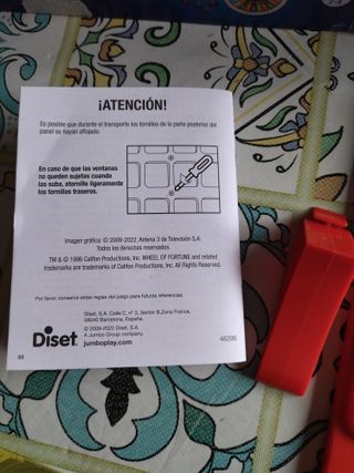 Juego de mesa La Ruleta de la Suerte